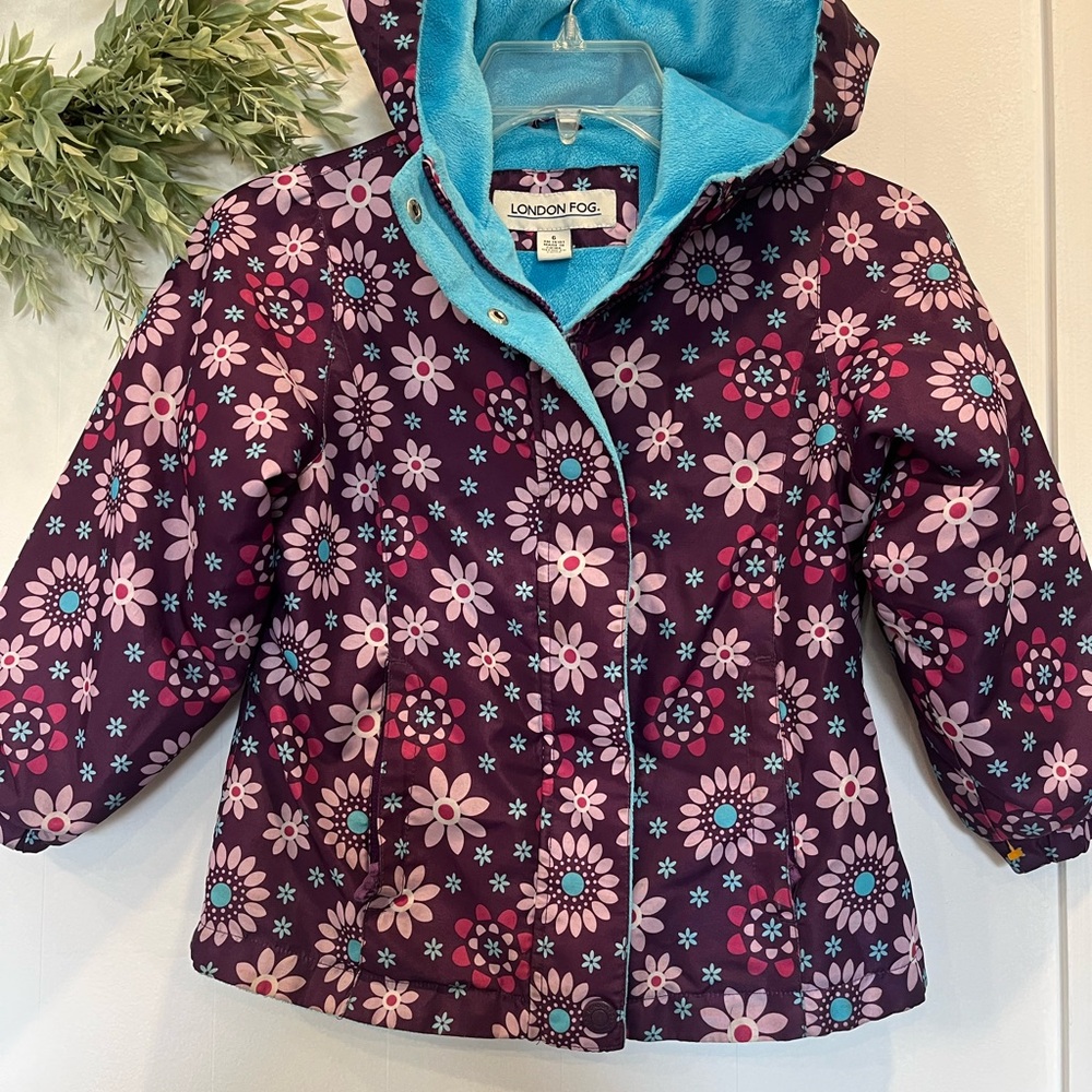 London Fog Girls Floral Jacket - Size 6